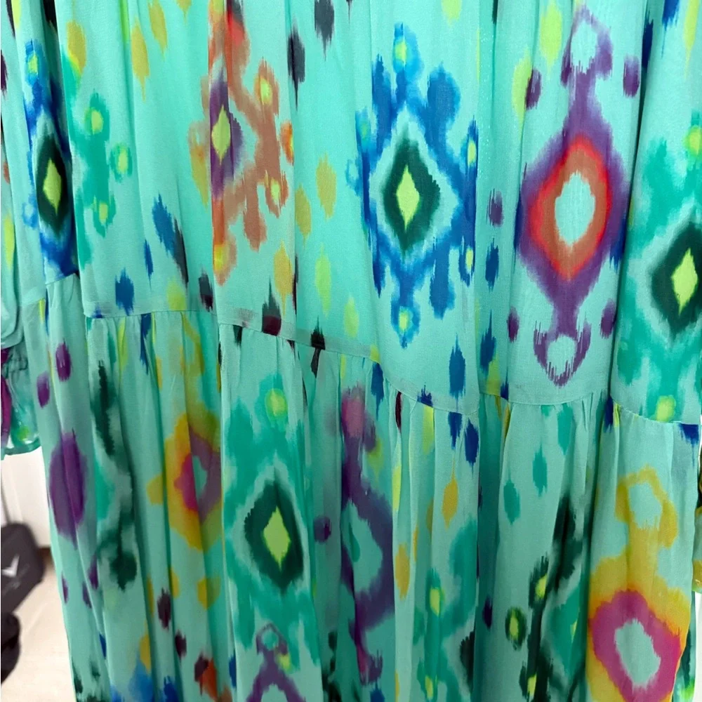 Colorful Geometric Print Dress from Anthropologie - Picture 3 of 3